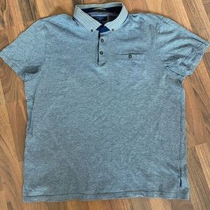 Ted Baker geo collar short sleeve, Large